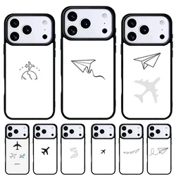 Funda para iPhone con diseño de avión – carcasa trasera
