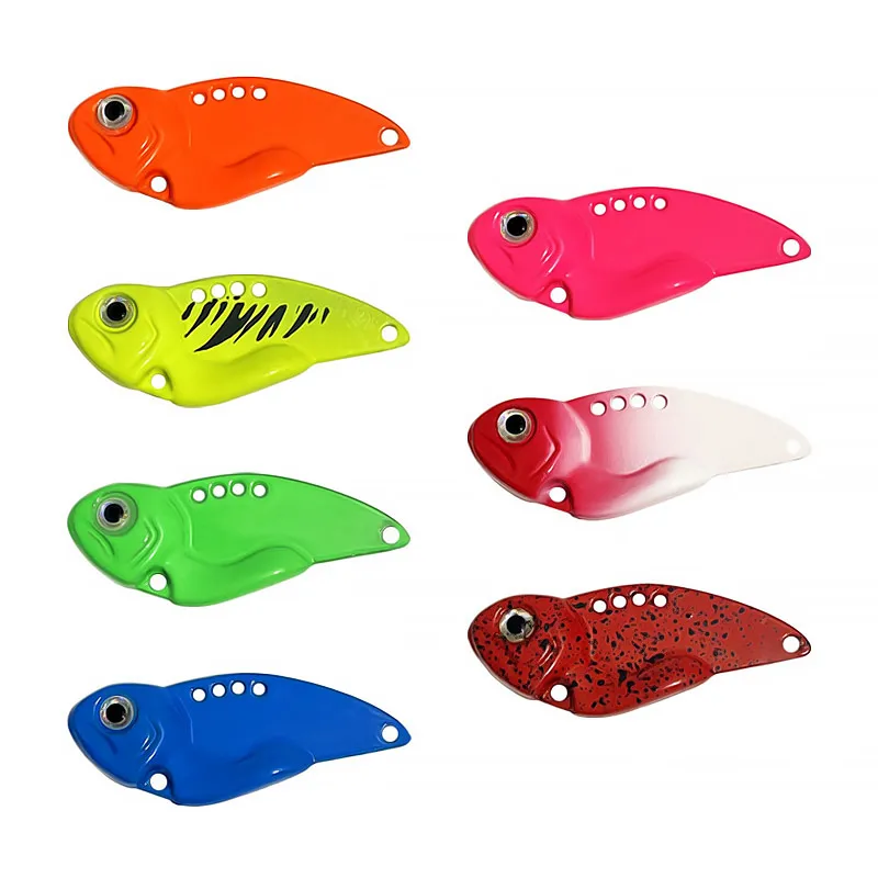 Bazooka-señuelo de Pesca de Metal VIB, anzuelo de hundimiento, cuchara fundida, Wobble, Jigging, vibración, Crankbait, Swimbait, Pesca, Lucio, lubina, hielo, Invierno - imagen 3