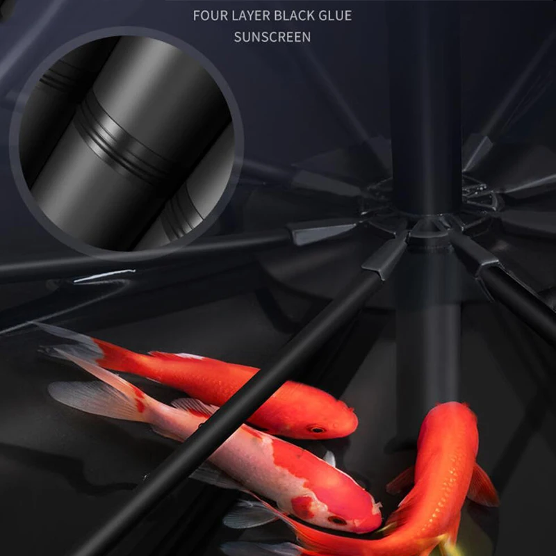 Paraguas de pesca Universal, sombrilla de Sol para lluvia, sombrilla de pesca plegable portátil, sombrilla de pesca grande - imagen 4