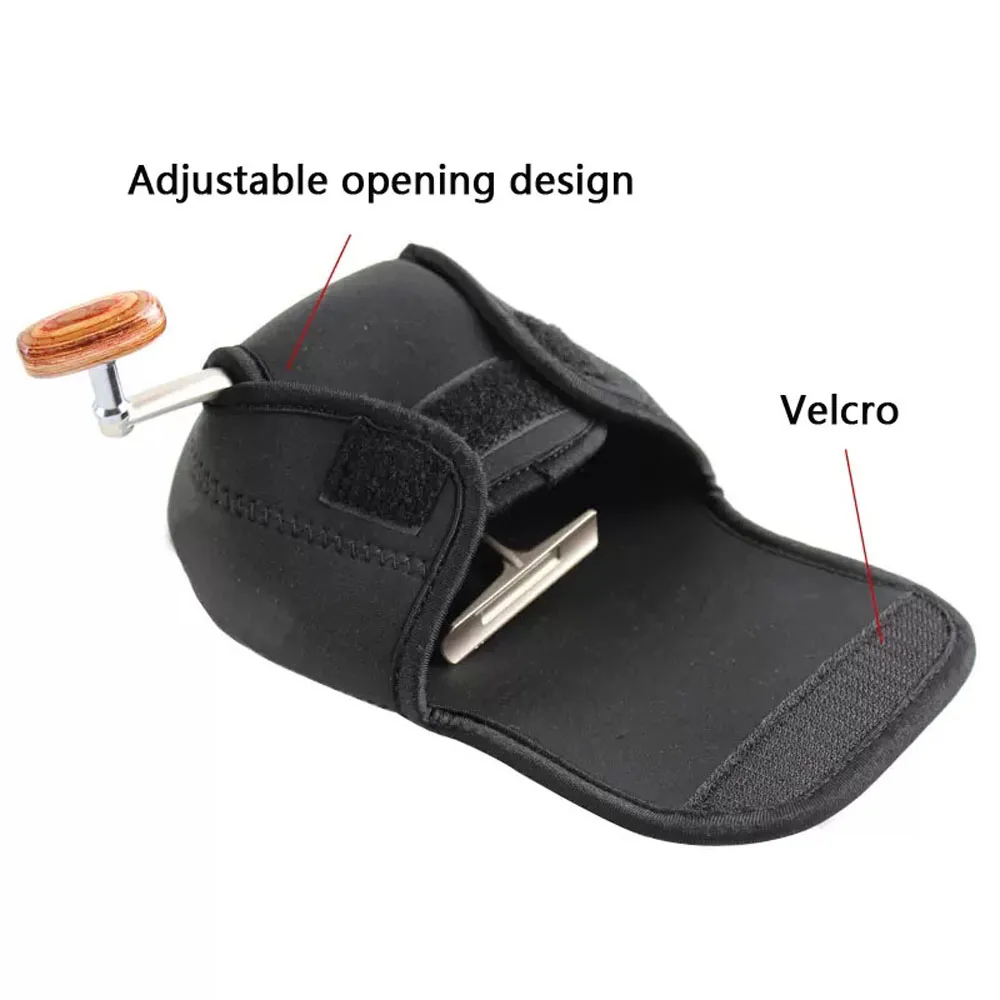 Funda protectora para carrete de pesca, bolsa protectora para carrete giratorio de arrastre, Baitcasting, 3 tamaños - imagen 2
