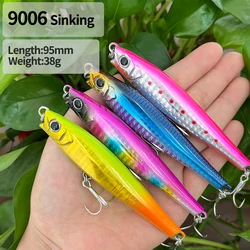 Jerkbait hundimiento pesado – Tiro largo para lubina y trucha