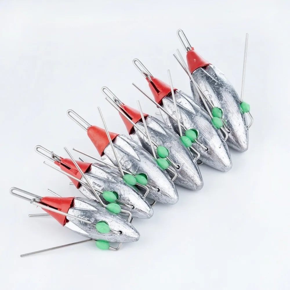 Peso de pesca de 3oz-8oz, plomo de pesca Sputnik, cuentas brillantes, diseño de playa, pesca de Surf, plomos de fundición de peso, pesca de bagre - imagen 5
