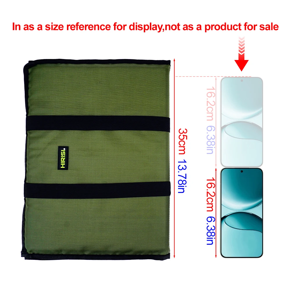 Hirisi-almohadilla de desenganche de pesca plegable multiusos con cojín de esponja transpirable para uso en exteriores, accesorios de pesca de carpa - imagen 4