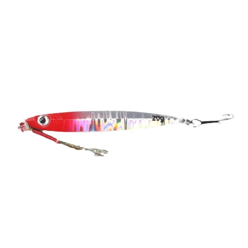 MUKUN 1 Uds nueva plantilla de Metal cuchara señuelo de pesca 10g/15g/20g/30g fundición Jigging pescado lubina cebo Artificial aparejos de pesca - imagen 5