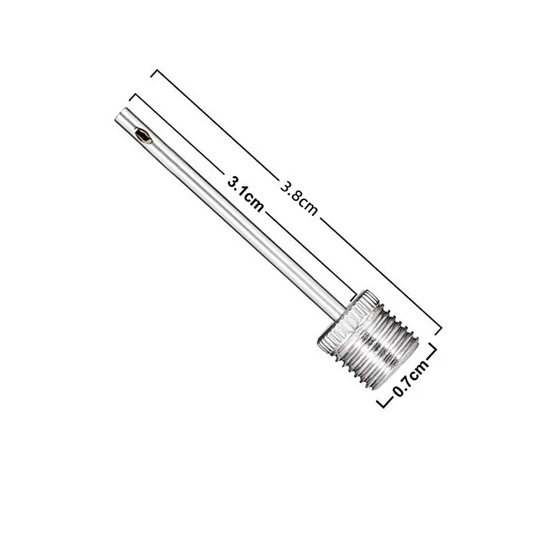 Aguja de bomba de inflado de bolas deportivas, adaptador de válvula de aire inflable para fútbol, baloncesto y fútbol, Pin de bomba de acero inoxidable, 1/5/10 Uds. - imagen 5