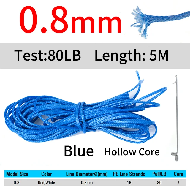 Blue 0.8mm 5m