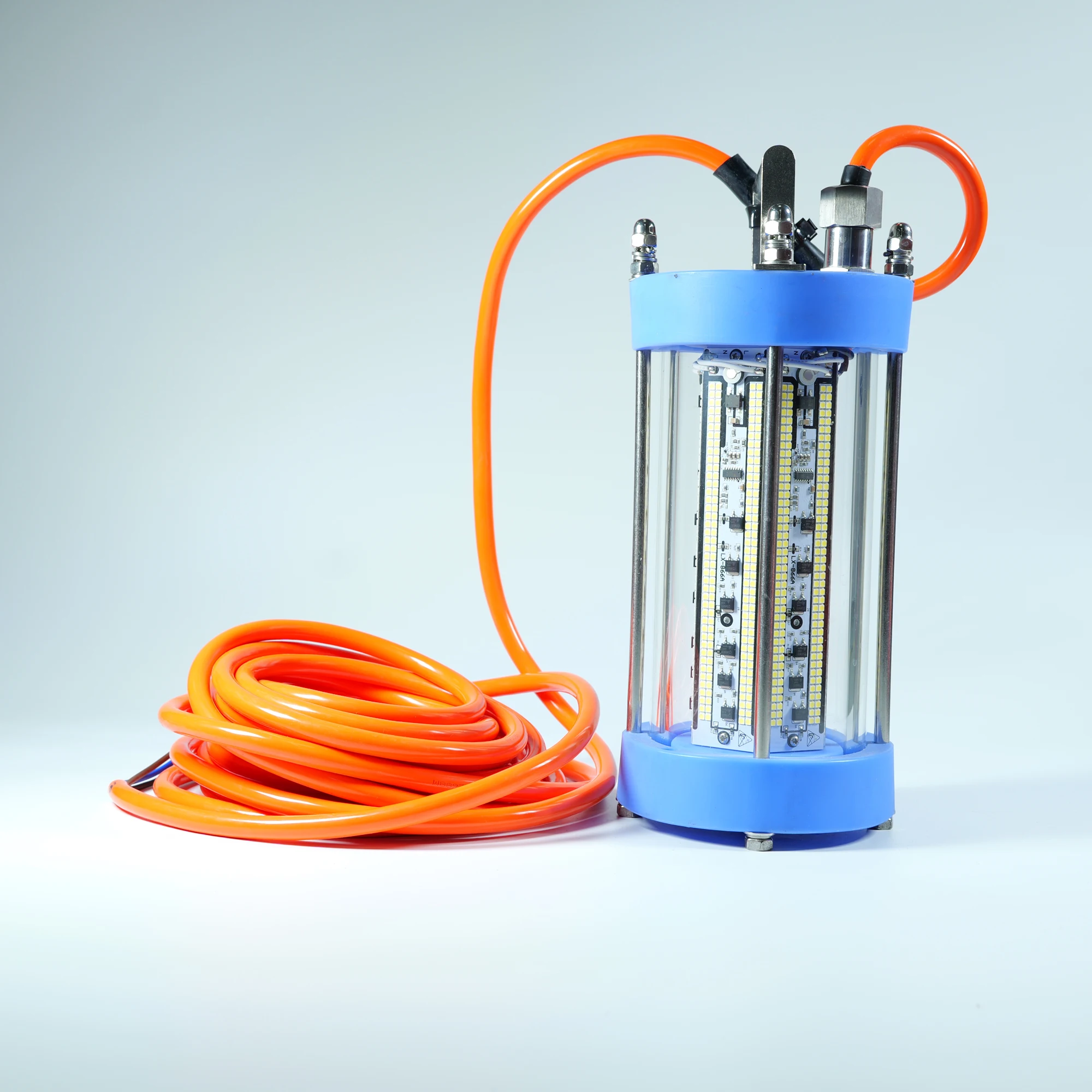 Pinboer Luz de pesca submarina 600W AC220V 78000LM Lámpara LED sumergible verde de alta potencia con súper brillo - imagen 3