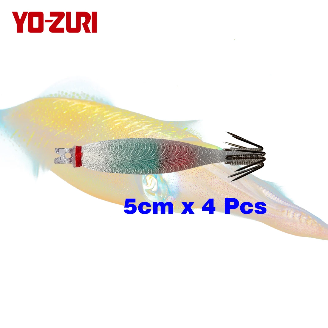 Plantilla de calamar anzuelo de calamar cebo de señuelo de calamar 3 colores Suttee 5cm 2 "Japón hundimiento UV fluorescente Keimura rojo verde 12 Uds - imagen 4