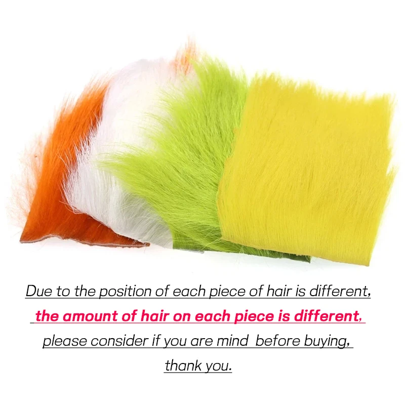 Wifreo-Material de atado de moscas de paracaídas, minicola de gallo, parche de piel, 6x6cm, 1 unidad - imagen 5