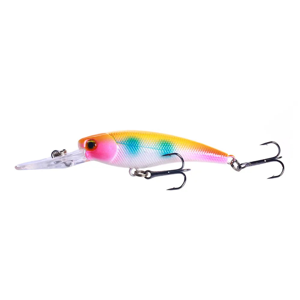 Minnow wobbler 9.5cm 8g hundimiento superficial lubina lucio - imagen 3