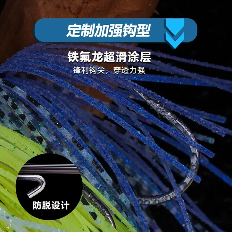 Cebo de alambre para pesca, anzuelo de plomo, 10g/14g, capa de natación completa, Wobbler Artificial, cebo falso - imagen 5