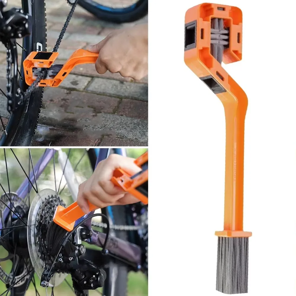 Cepillo limpieza cadena doble cabezal ABS portátil multifunción - imagen 3