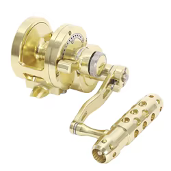 Carrete jigging agua salada doble velocidad y alto arrastre