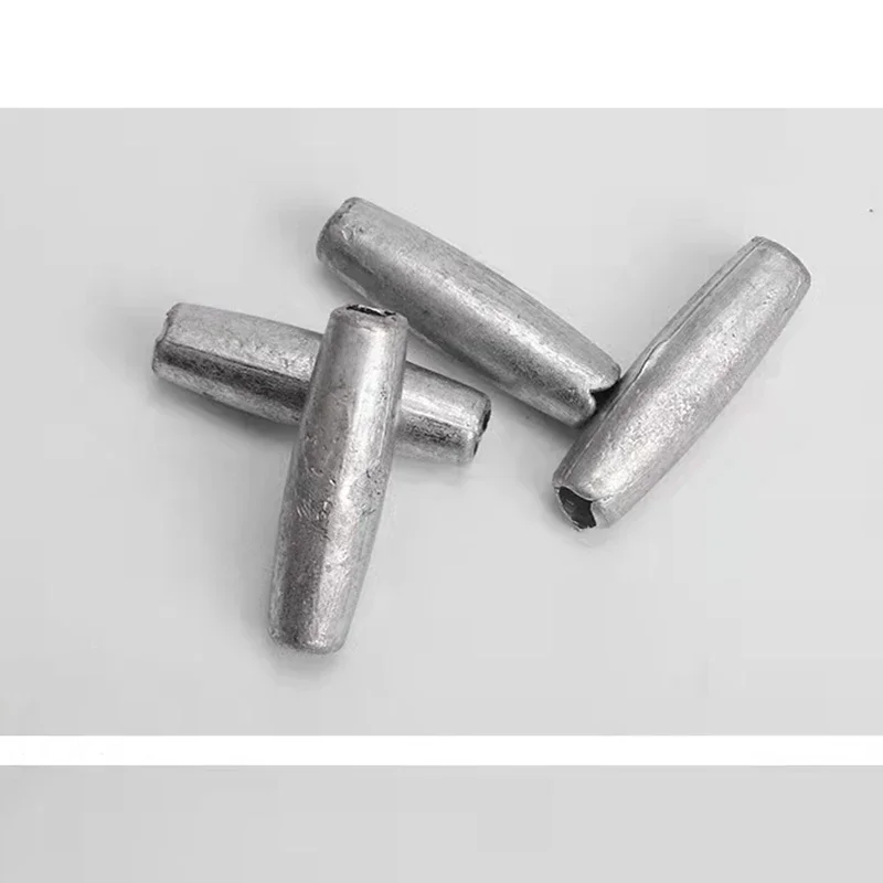 Lawaia-plomo de plomo de red fundido a mano, colgantes sin óxido para redes de pesca, colgante de red para lanzar a mano, plomo de red perforado - imagen 3