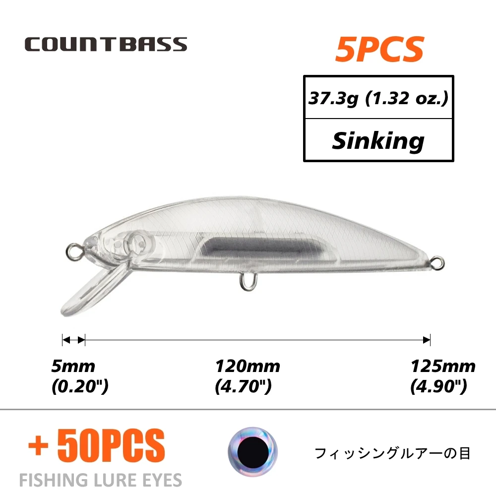 5PCS Lure With Eyes