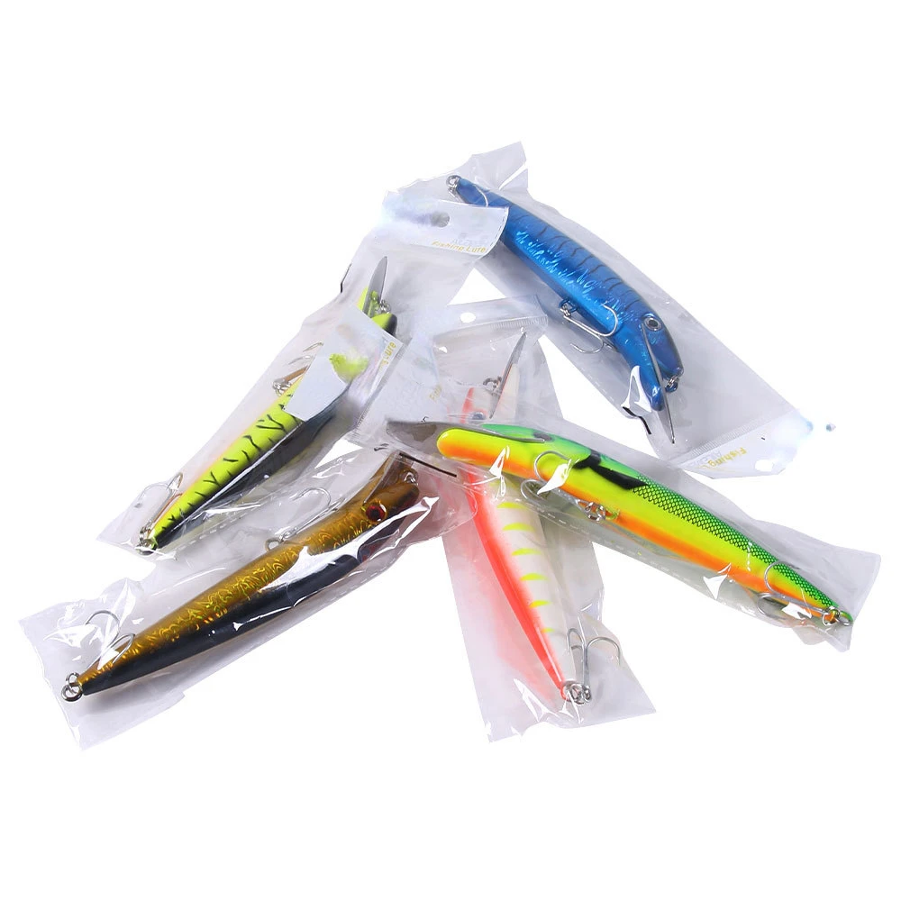 Señuelo de pesca Wobbler de 197MM y 45G, Crankbait grande, pececillo, Peche, lubina, curricán, cebo Artificial, Lucio, carpa - imagen 4