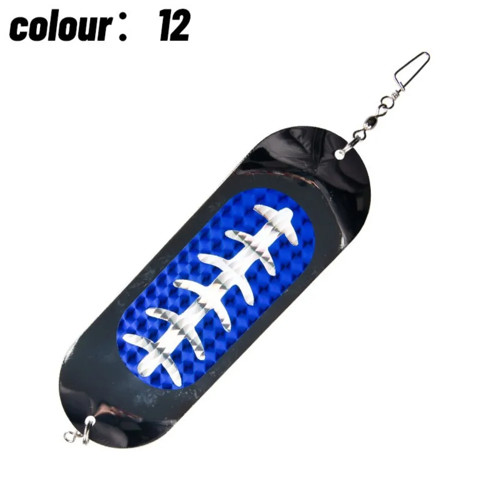 2023 peso ajustable Tlapia pesca Flasher señuelo de curricán Flasher profundo placa de buceo Metal 6in 48g herramienta de curricán pesca en el mar - imagen 5