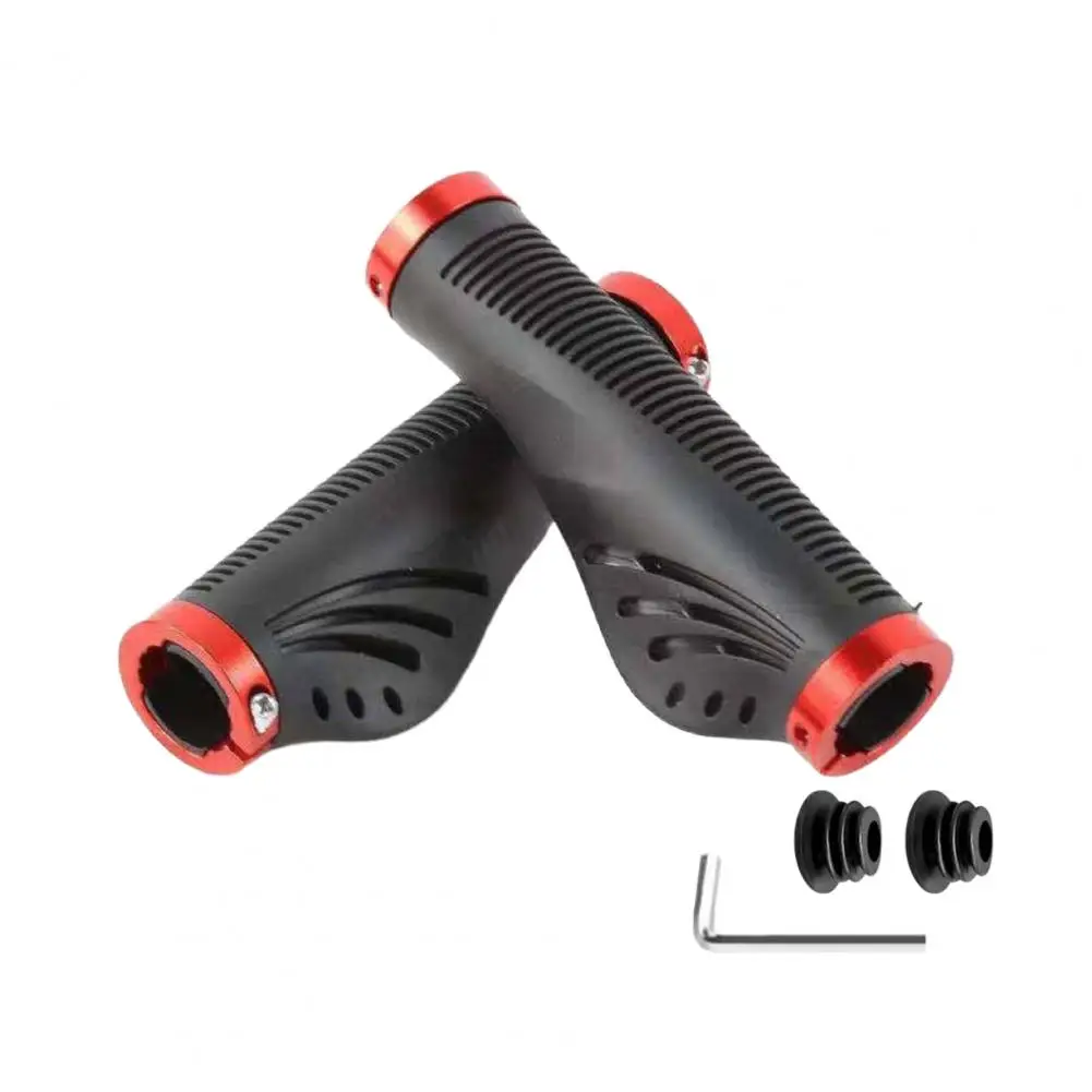1 Juego de manillar de bicicleta, extremo de agarre ergonómico antideslizante, cubierta de agarre para bicicleta de montaña y carretera, accesorios de repuesto para bicicleta - imagen 2