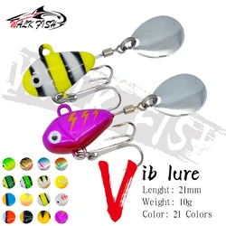 WALK FISH 1 Uds 10g 2,1 cm lentejuelas compuestas Sounders micropartículas giratorias señuelos artificiales señuelos falsos señuelos duros nuevo Metal