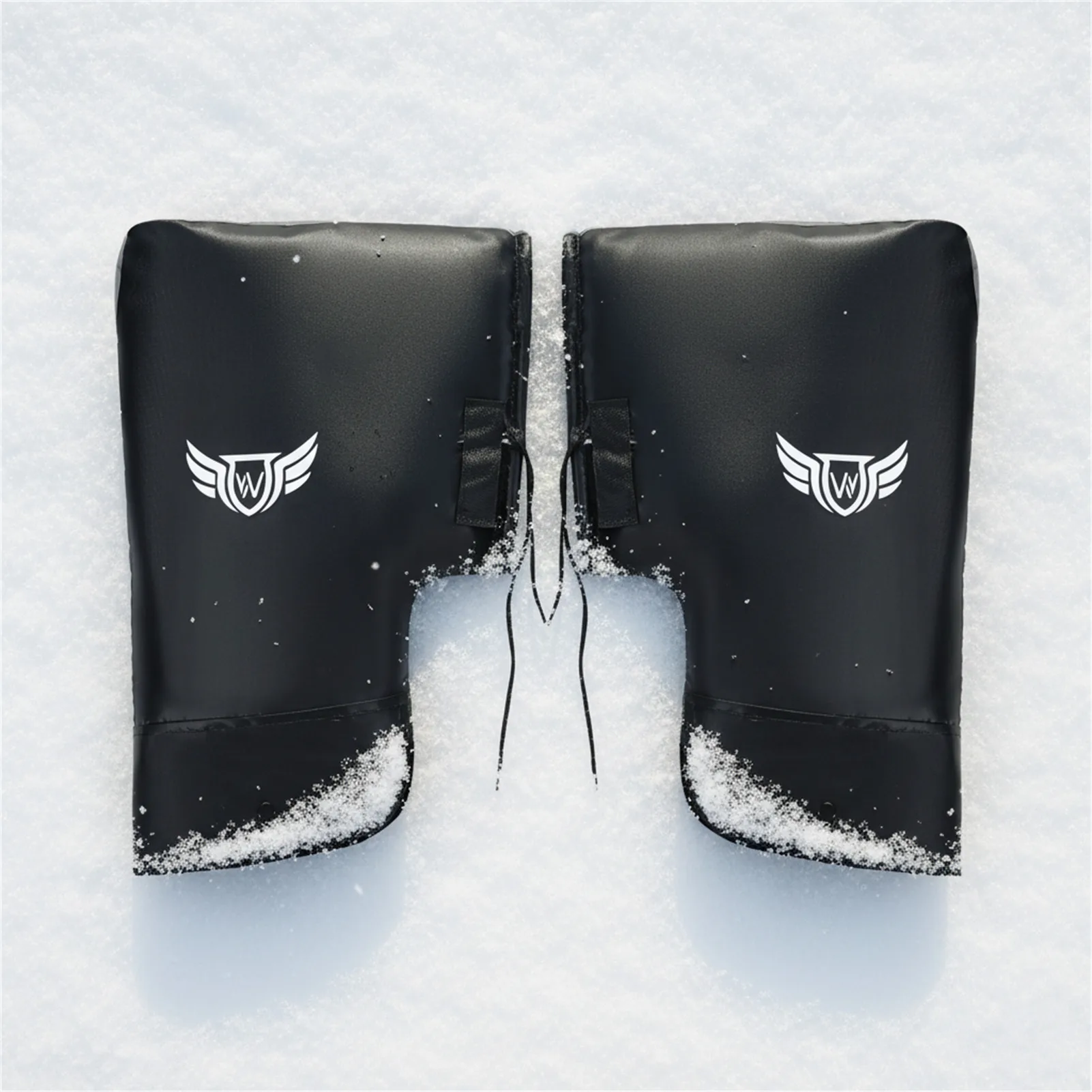 Guantes de manillar gruesos, manoplas de terciopelo a prueba de viento para exteriores, para ciclismo, montar, motocicleta, bicicleta, guantes universales para manillar - imagen 2