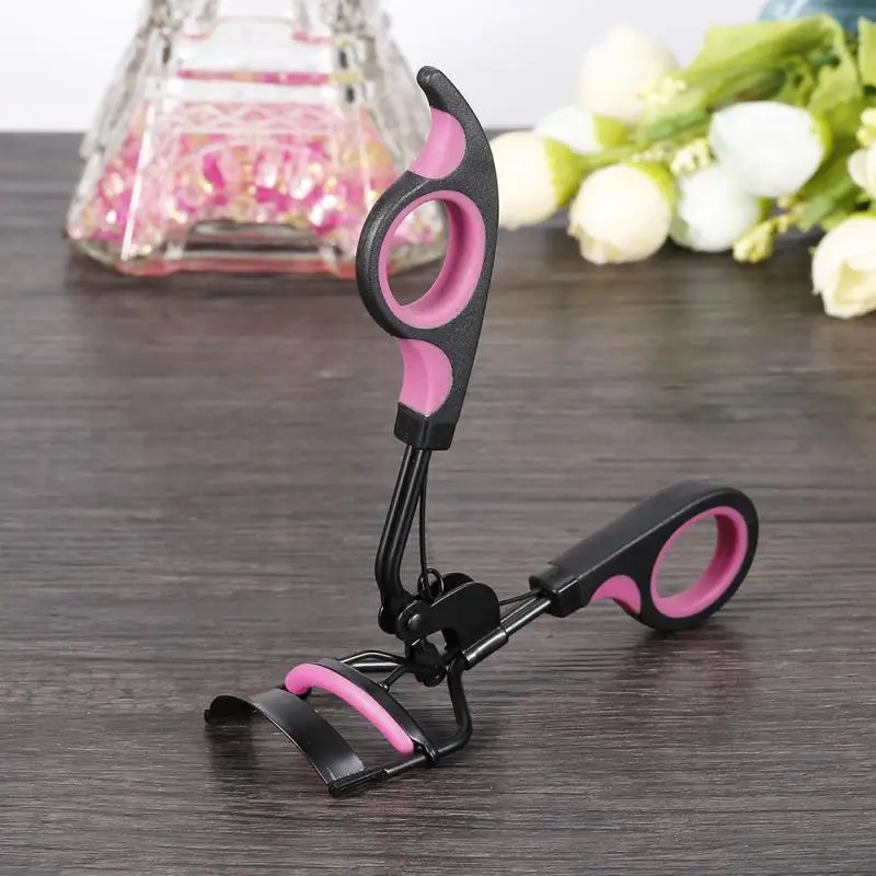 Rizador de pestañas con 10 almohadillas de repuesto para mujer, pinzas profesionales para rizar pestañas, Clips, maquillaje de ojos duradero, herramientas de belleza - imagen 5