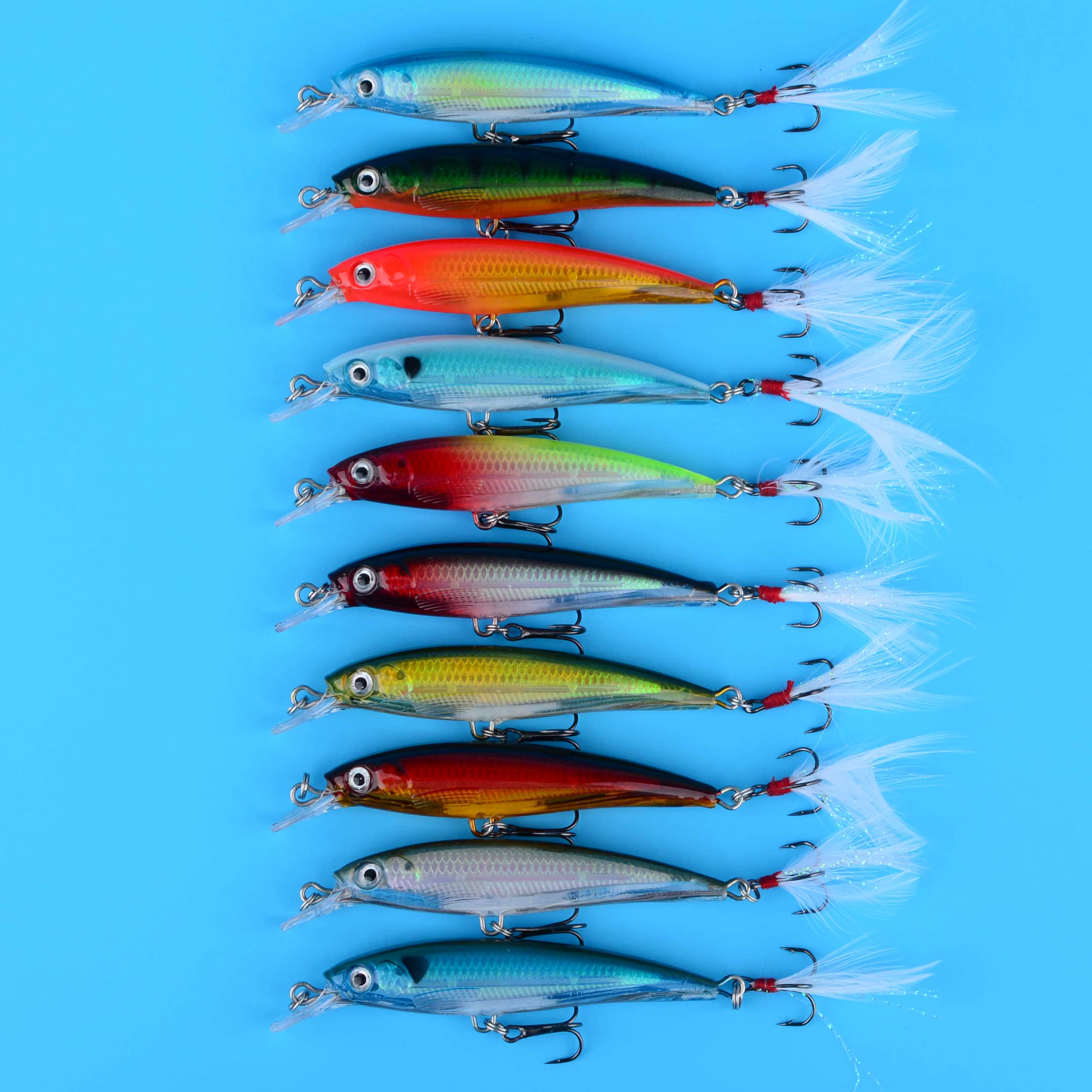 Crankbait tipo Minnow con cuerpo duro para spinning - imagen 5