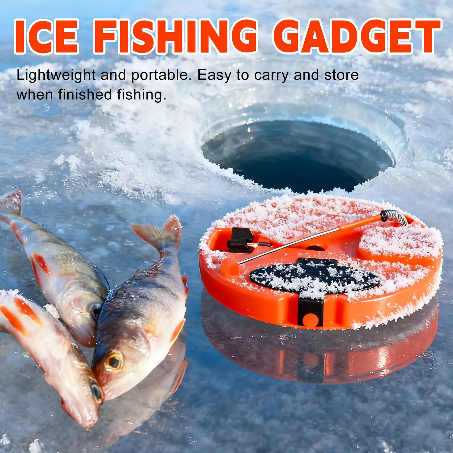Kit Pesca en Hielo con Bandera Sougayilang – Portátil para Invierno - imagen 2