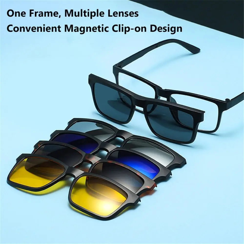 Gafas de sol magnéticas polarizadas para ciclismo y conducción, protección UV400, 6 en 1 - imagen 5