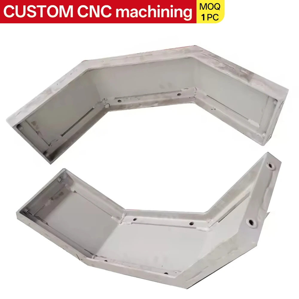 Componentes metálicos de precisión CNC – Conectores de pesca soldados