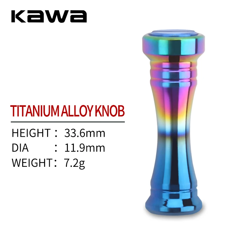 Kawa-perilla de mango de aleación de titanio para carrete de pesca, accesorio para carrete de pesca, 2 unidades, DIY - imagen 2