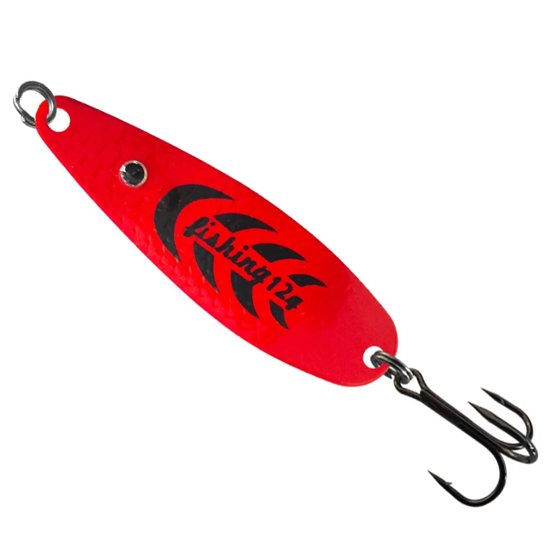 Spinner Vib Leech – Cuchara giratoria con lentejuelas para trucha - imagen 5