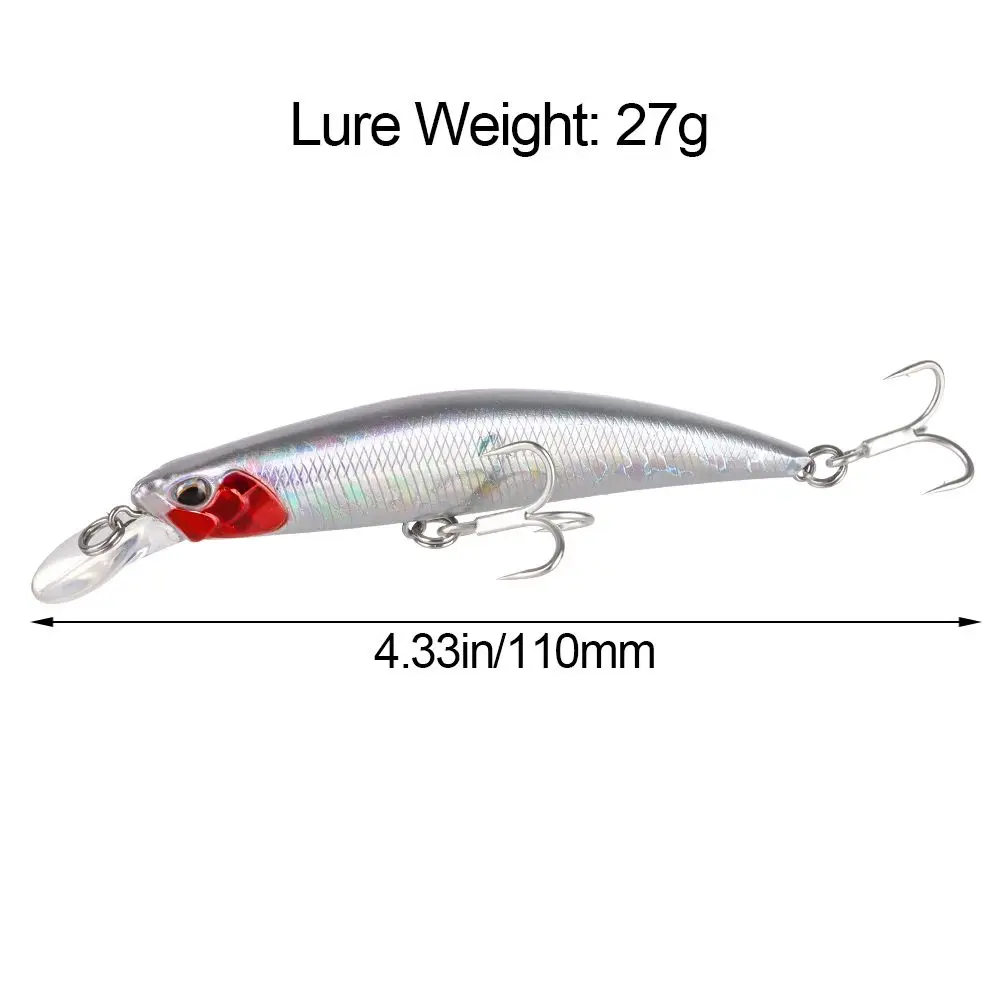Crankbaits de fundición larga multicolor para pesca en el mar – Se hunden, para pececillos