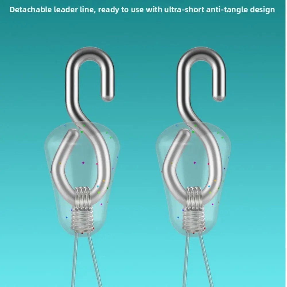 100 unids/lote diseño rodante giratorios de pesca tipo a presión enlace rápido conector rodante Material duradero accesorios de aparejos de pesca - imagen 2