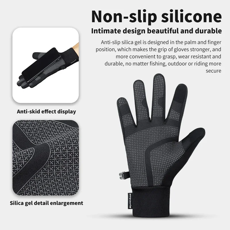 Guantes de pesca antideslizantes – Cálidos para otoño e invierno - imagen 5