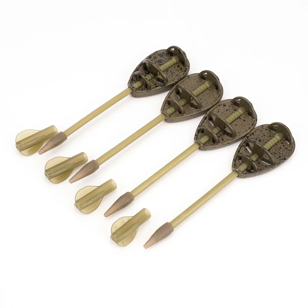 Hirisi-método de pesca de carpa, alimentador y molde, conjunto de aparejos de pesca de carpa, jaula de cebo, cesta, cebo F117, accesorios de pesca ﻿ - imagen 4