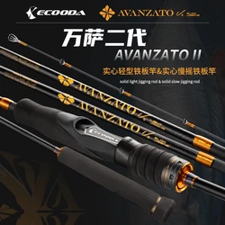 Ecooda EALJ2 EASJ2 caña jigging ligera y lenta con anillos Fuji