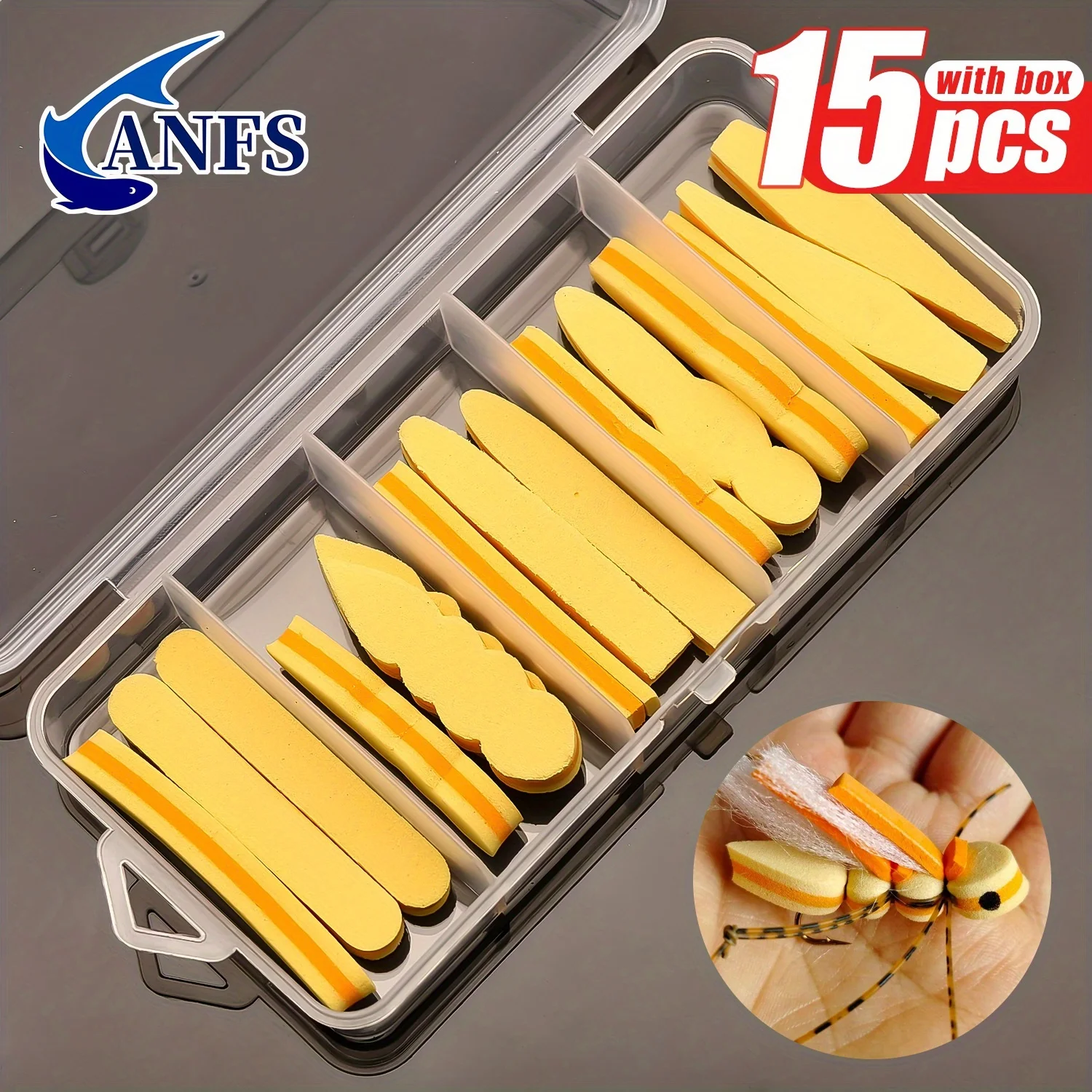 ANFS Cuerpos Espuma para Atar Moscas - imagen 2