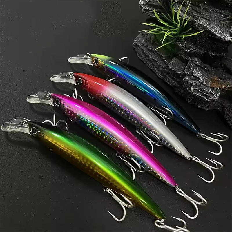 Señuelo Minnow de hundimiento 37g 110mm para lucio, swimbait