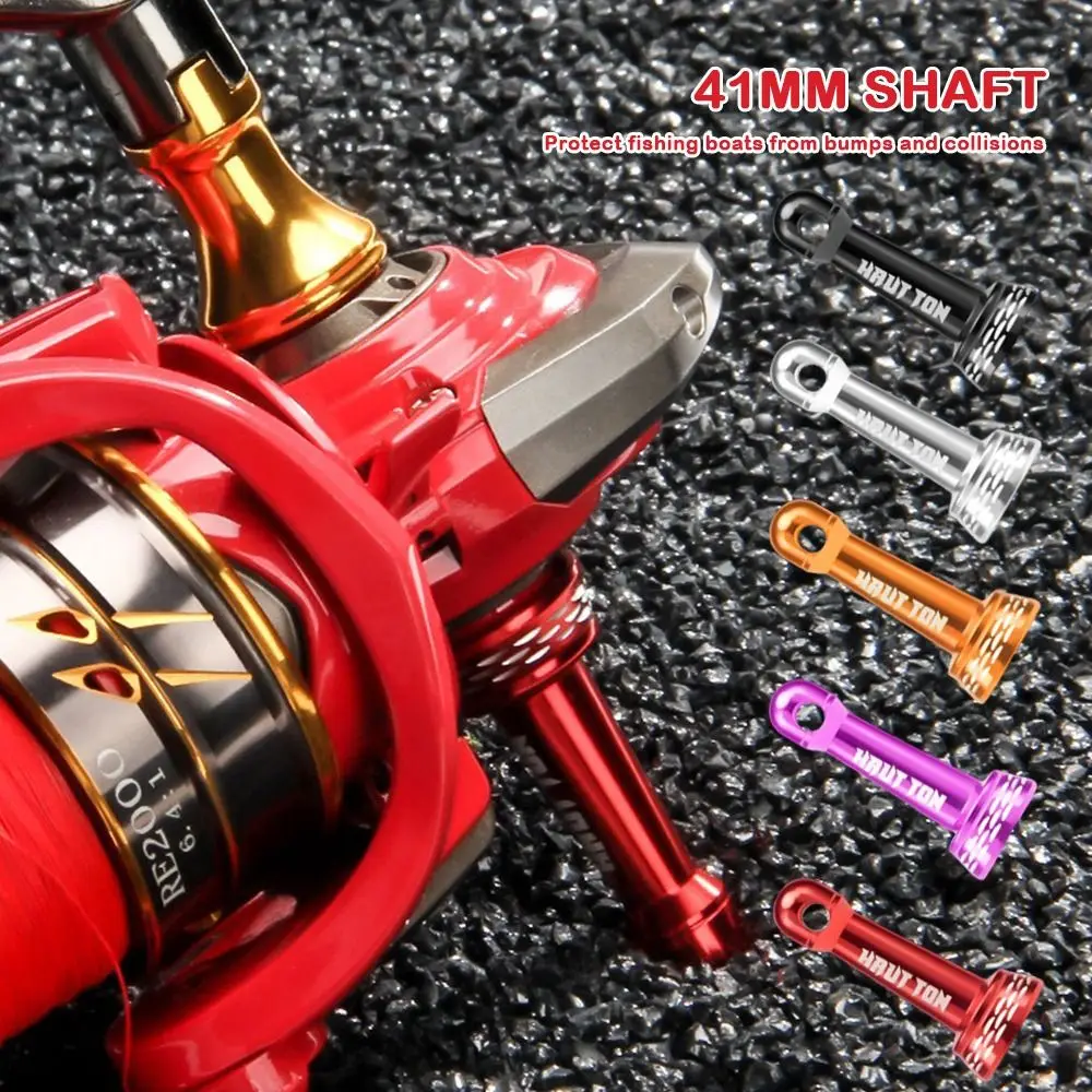 Ruedas giratorias, barra estabilizadora de rueda de pesca, tapa de tuerca, evitación de colisiones, soporte de equilibrio de pesca, piezas de Metal - imagen 2