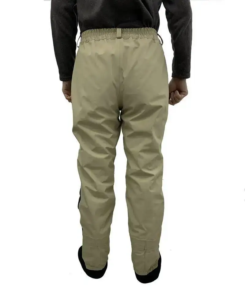 Trampas de cintura para pesca con mosca, transpirables, impermeables, de 3 capas, pantalones altos, Wader, pantalones duraderos para caza de pato - imagen 3