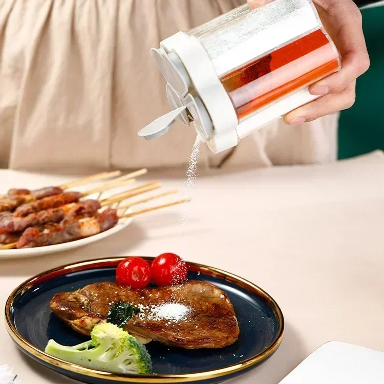 Nuevo tarro de condimentos, contenedor de plástico, botella de condimentos, organizador de especias, contenedores de condimentos para acampar al aire libre, juegos de utensilios de cocina - imagen 2