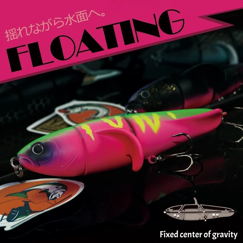 Swolfy Señuelo Flotante de Superficie Lápiz con Hélice Agua Dulce - imagen 2