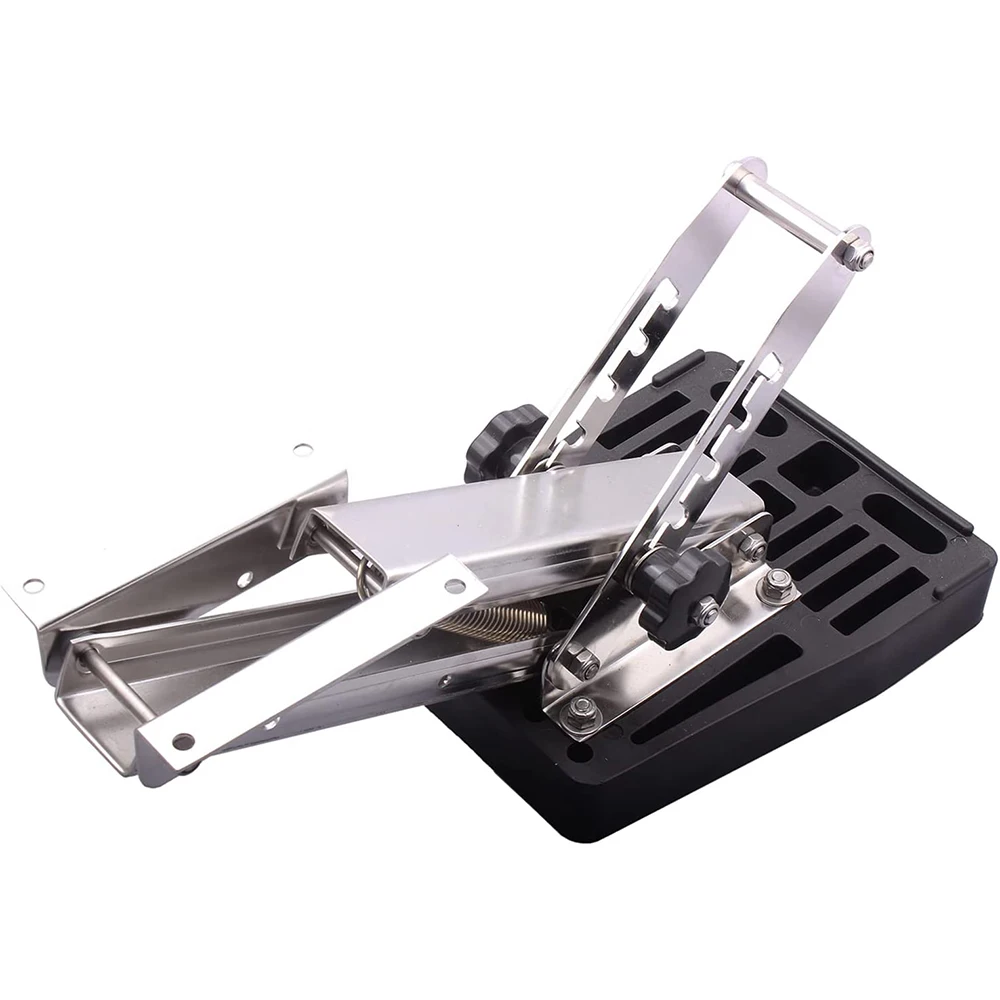 Soporte de montaje para Motor fueraborda marino, accesorio auxiliar de aluminio de alta resistencia, hasta 20HP, envío directo - imagen 5