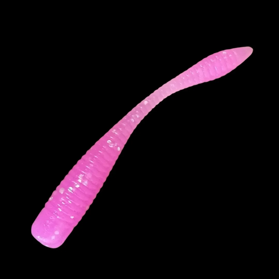 Swolfy 50 Uds 3,8 cm TPE flotante Micro cebo aguja cola Ajing gusano suave señuelo de pesca Swimbaits Jig Rockfish Drop Shot océano mar - imagen 5