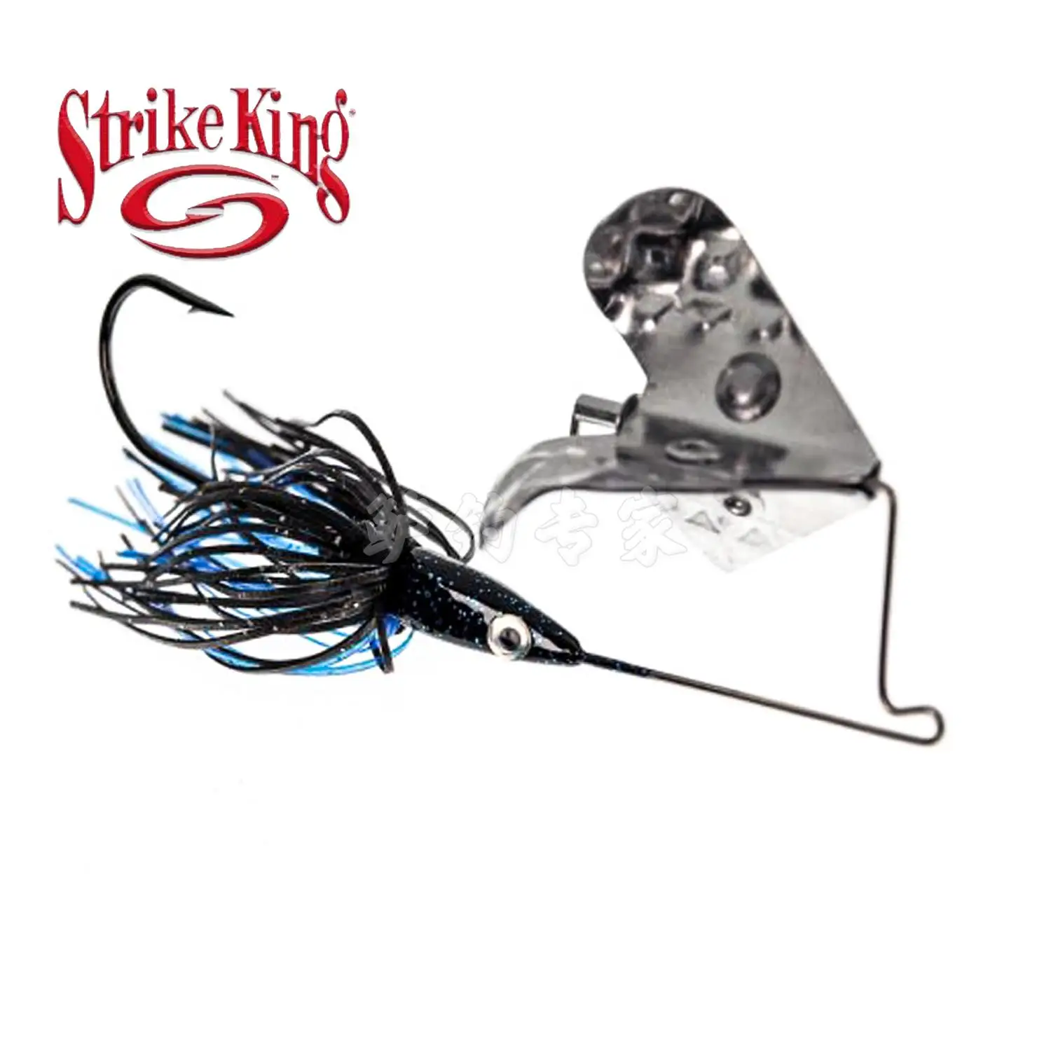 American StrikeKing Tri-Wing Mini Barbu Guy Spinning Lentejuelas Superficie Mini Tractor Cebo Falso - imagen 5