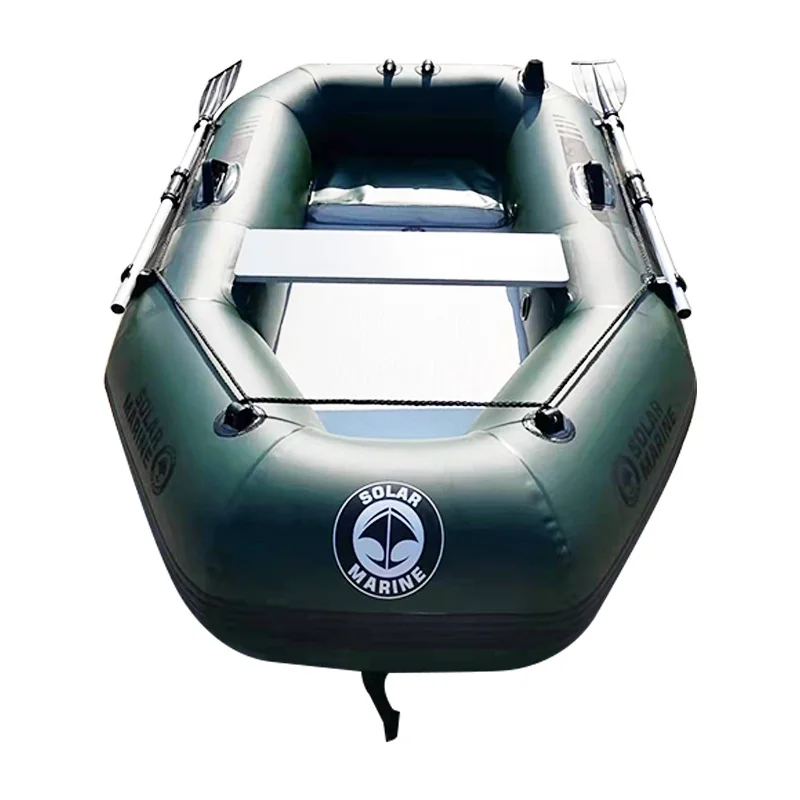 Barco de pesca inflable de PVC para 1 persona, 175 Cm, Kayak, canoa, balsa, bote, aerodeslizador, cubierta de aire inferior con accesorios gratis - imagen 5