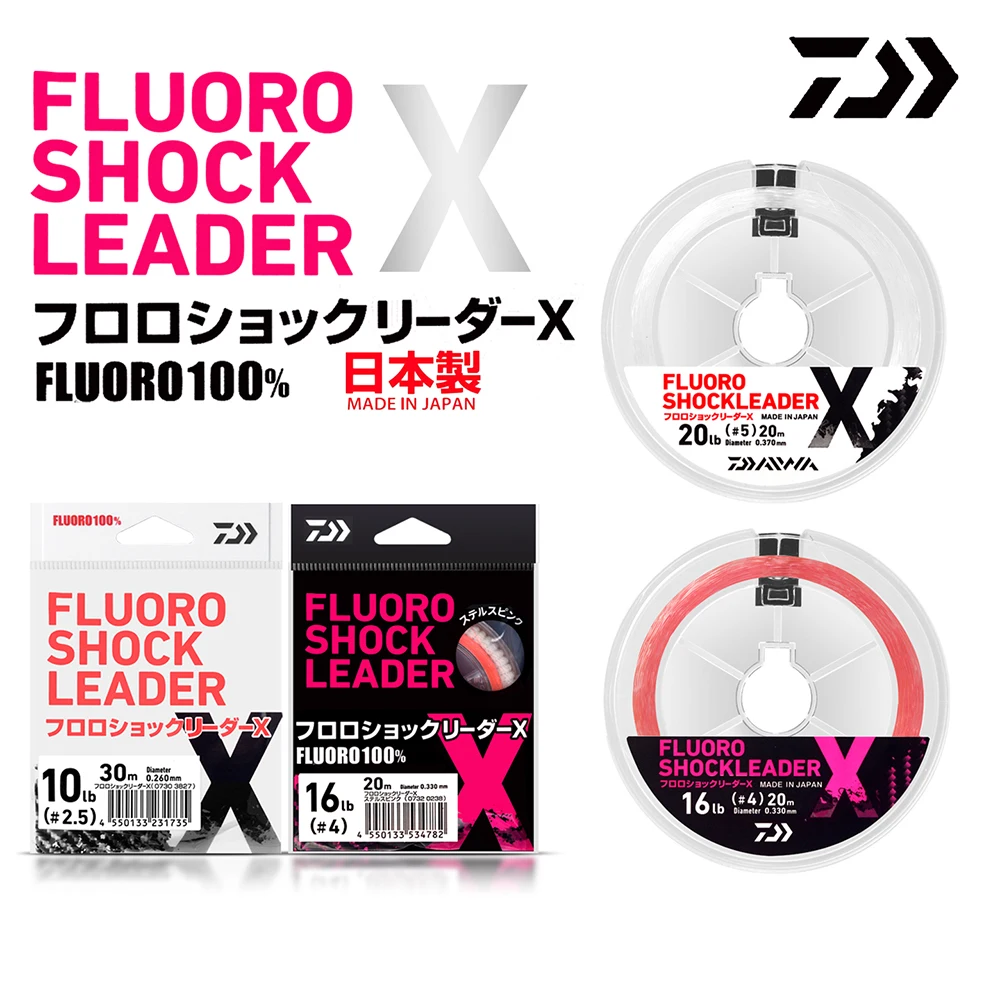 Línea de pesca DAIWA FLUORO SHOCK LEADER X 20M/30M hecha en Japón - imagen 4