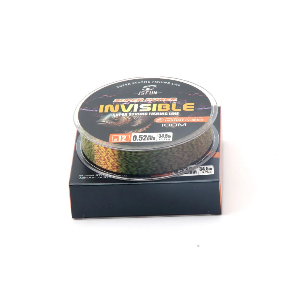 Línea de pesca de nailon JSFUN, línea principal de monofilamento súper fuerte japonés, cable de pesca de 100M para agua salada - imagen 5