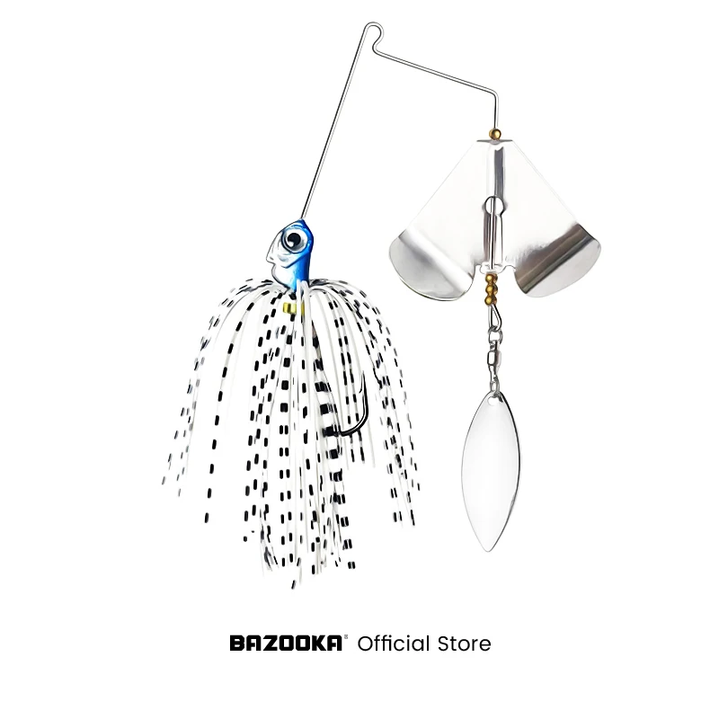 Bazooka-Juego de Señuelos de Pesca de alambre, cebo giratorio, cuchara de gancho duro de Metal, Wobblers, aparejos, lentejuelas, Lucio, basura, Invierno - imagen 5