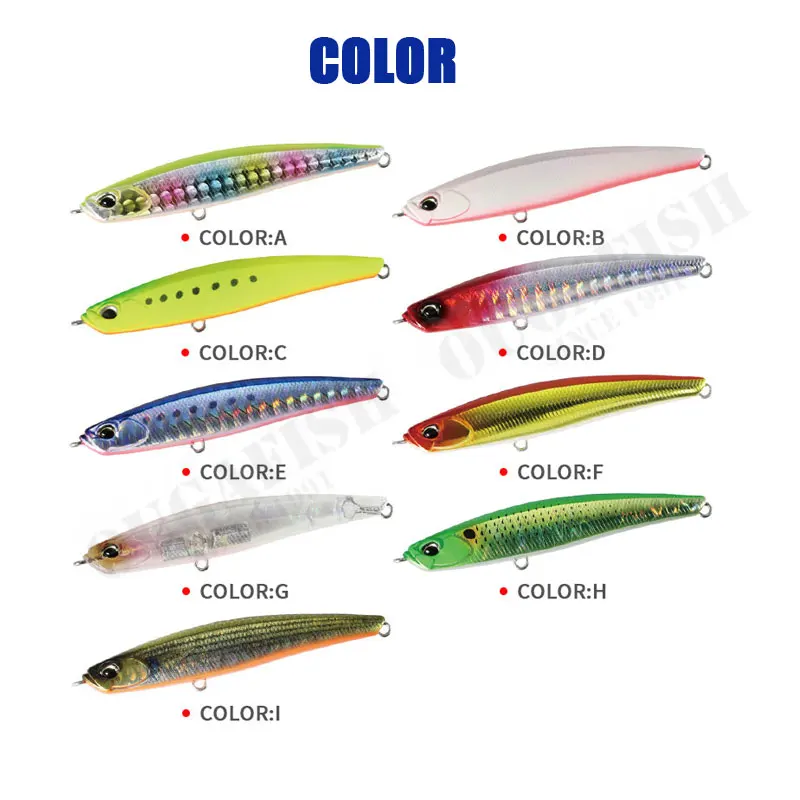 Señuelo de Pesca con lápiz que se hunde, 8,7g, 68mm, Accesorios de Pesca de hundimiento lento de largo alcance, Leurre Artificial, aparejos de Pesca - imagen 5